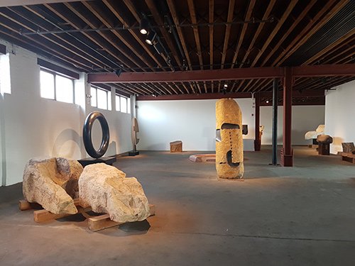 Galerías del primer piso del museo de Noguchi en Nueva York - Foto de Andrea Hoare Madrid