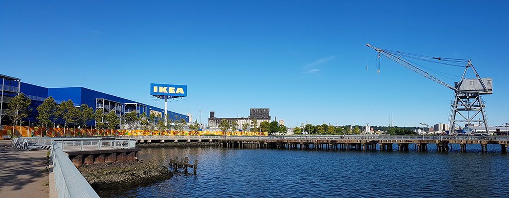Muelles de IKEA en Nueva York, ubicada en Red Hook Brooklyn - Foto de Andrea Hoare Madrid