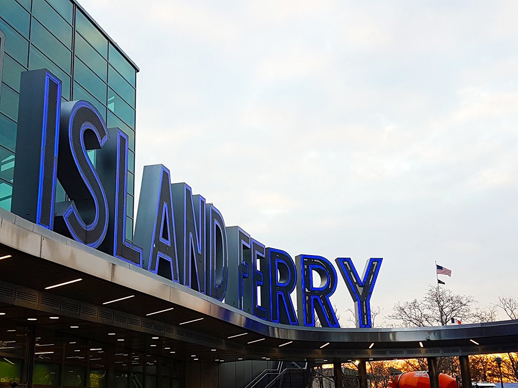 South Ferry Terminal en Manhattan, punto de partida de los ferrys naranja a Staten Island - Foto de AHM
