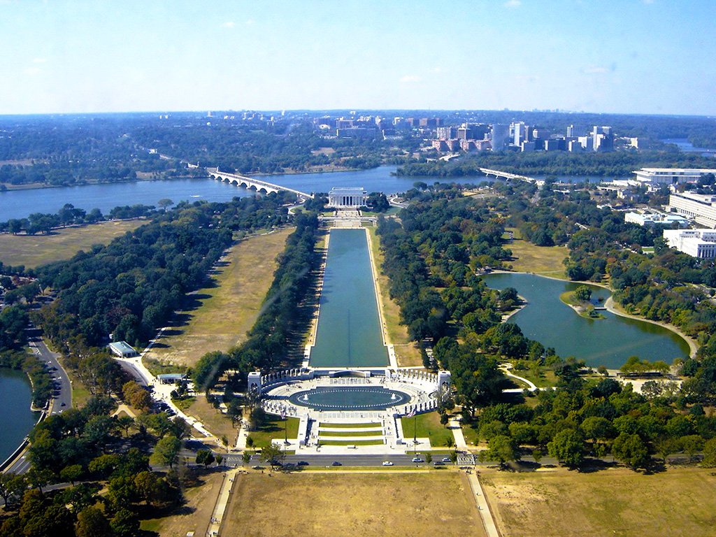 Panorámica de Washington DC desde el mirador del obelisco (monumento a Washington) - Foto de AHM
