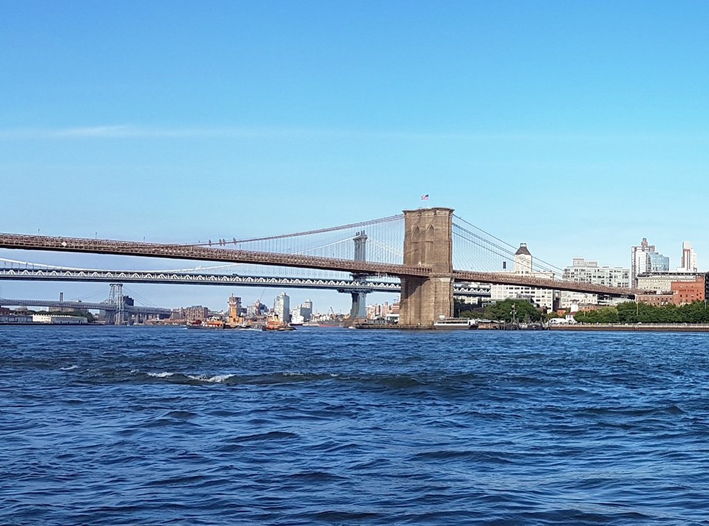 Puentes de Nueva York que unen Manhattan y Brooklyn: Brooklyn Bridge, Manhattan Bridge y Williamsburg Bridge - Foto de Andrea Hoare Madrid