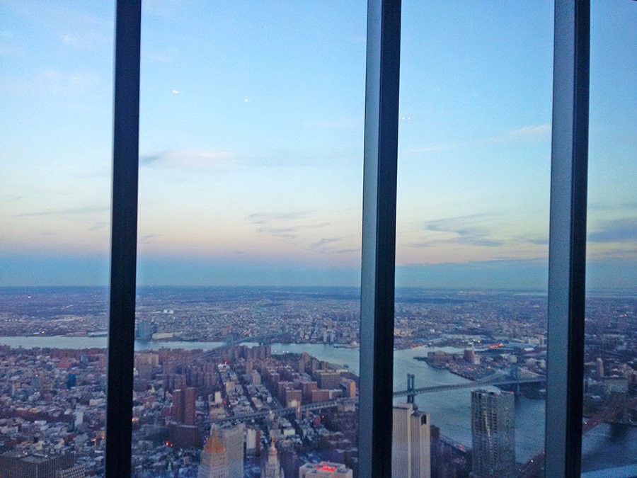 Ventanales del mirador del One World Trade Center - Foto de AHM