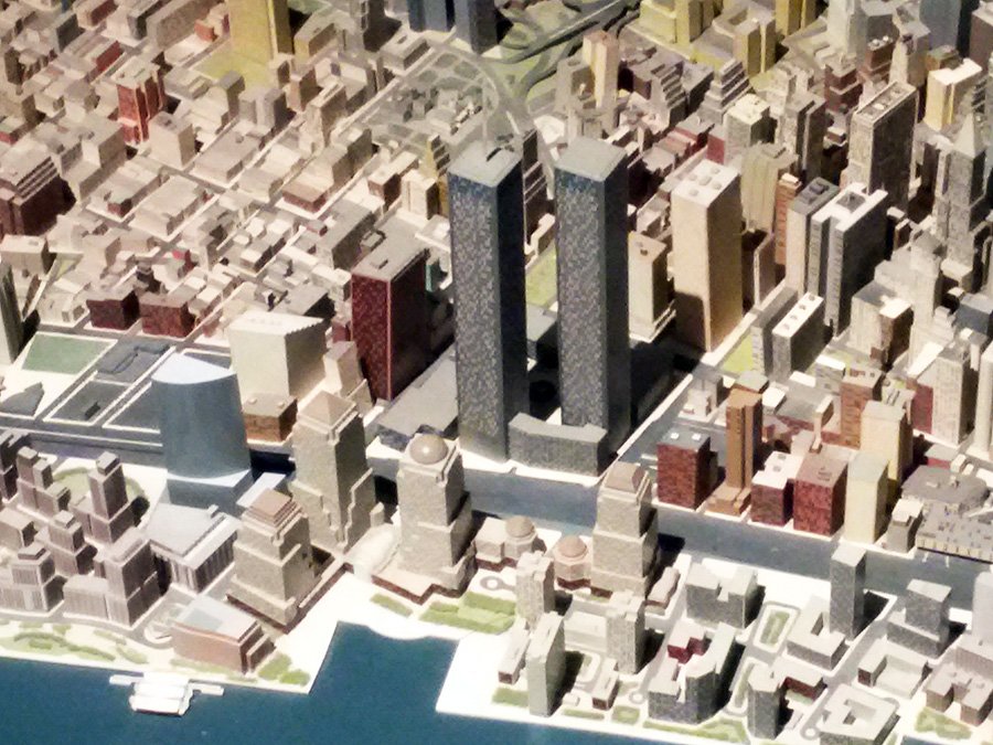 Vista de las Torres Gemelas en el Panorama de Nueva York del Museo de Queens - Foto de Andrea Hoare Madrid