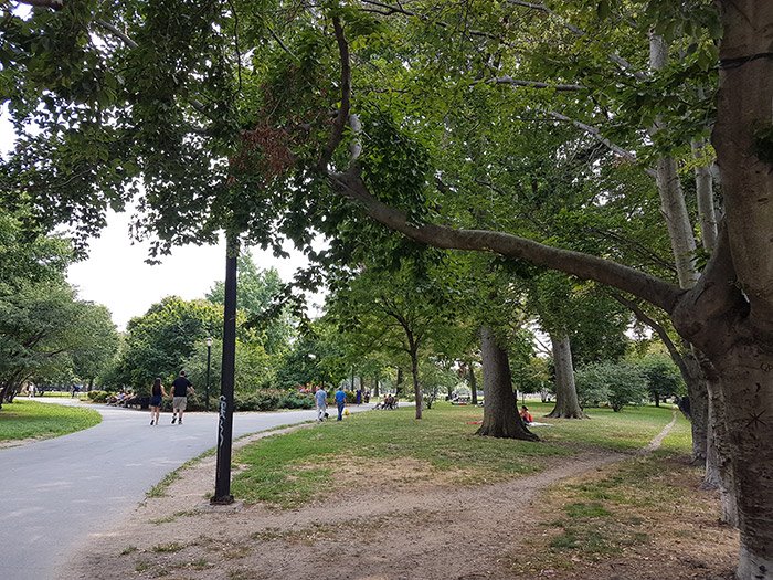 McCarren Park parque más grande de Greenpoint en la frontera con Williamsburg - Foto de AHM