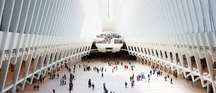 Lobby principal del Oculus de Calatrava (World Trade Center Transportation Hub) - Foto de Andrea Hoare Madrid
