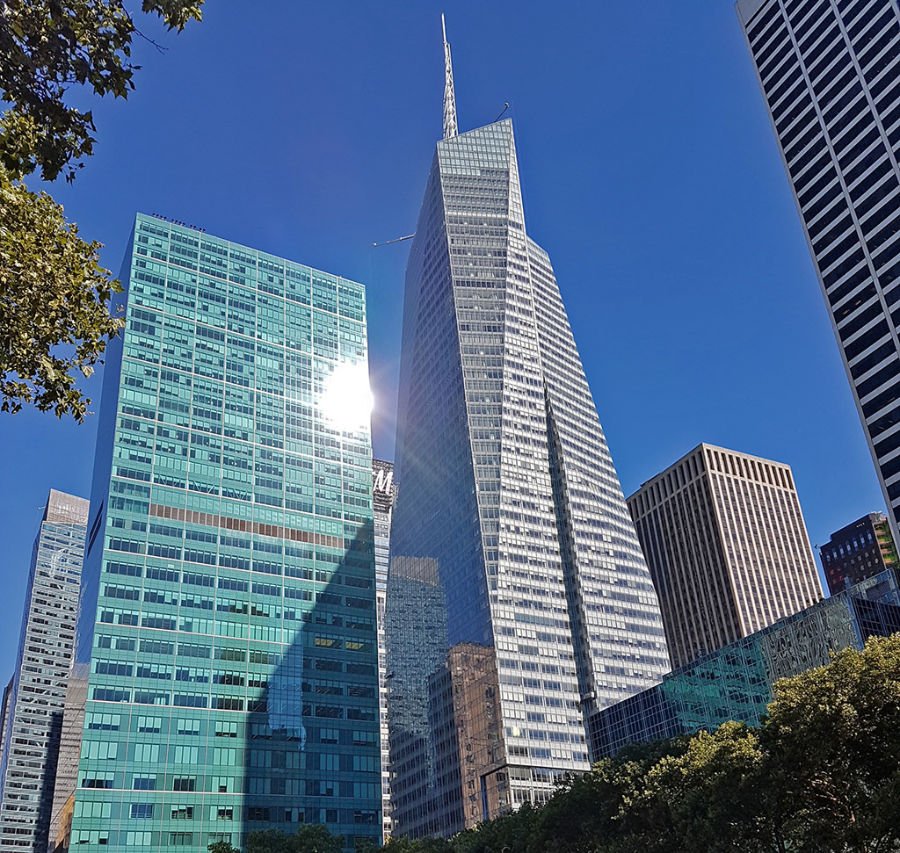 Bank of America Tower vista desde Bryant Park - Foto de Andrea Hoare Madrid