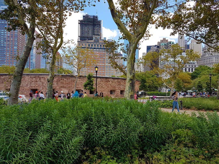 Castillo Clinton en Battery Park en Lower Manhattan - Foto de AHM