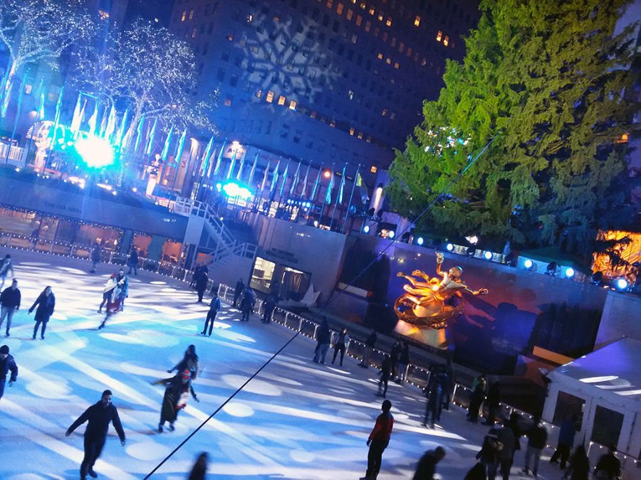 Pista de Patinaje sobre hielo del Rockefeller Center - Foto de Andrea Hoare Madrid