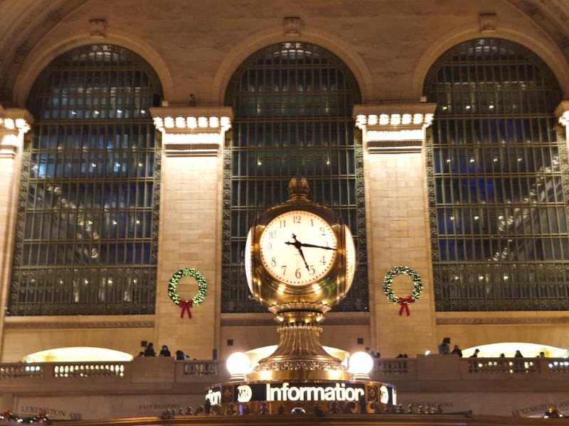 Ball Clock, icónico reloj de 4 caras del Main Concourse de la Estación Central de Trenes de Nueva York - Foto de Andrea Hoare Madrid
