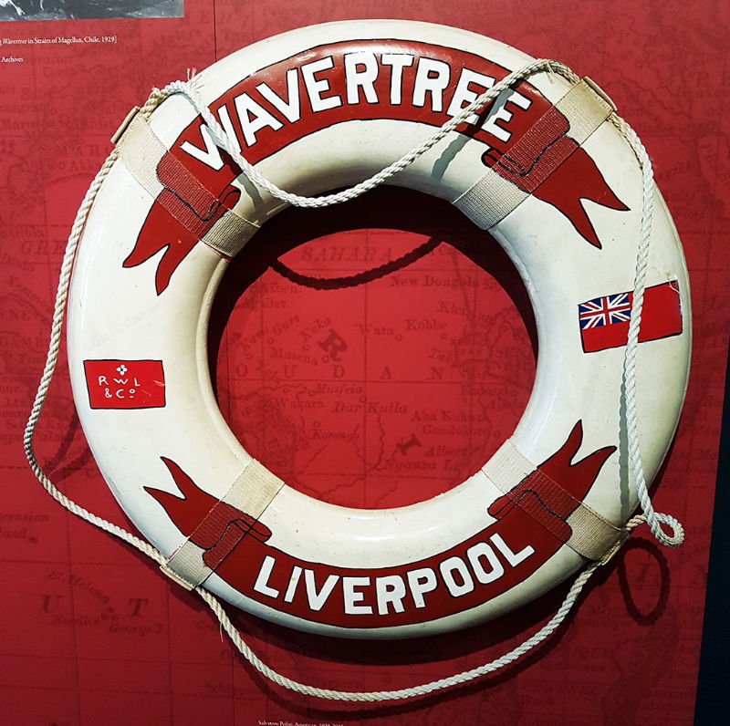 Salvavidas del buque Wavertree, parte de la colección estable del Museo South Street Seaport - Foto de Andrea Hoare Madrid -