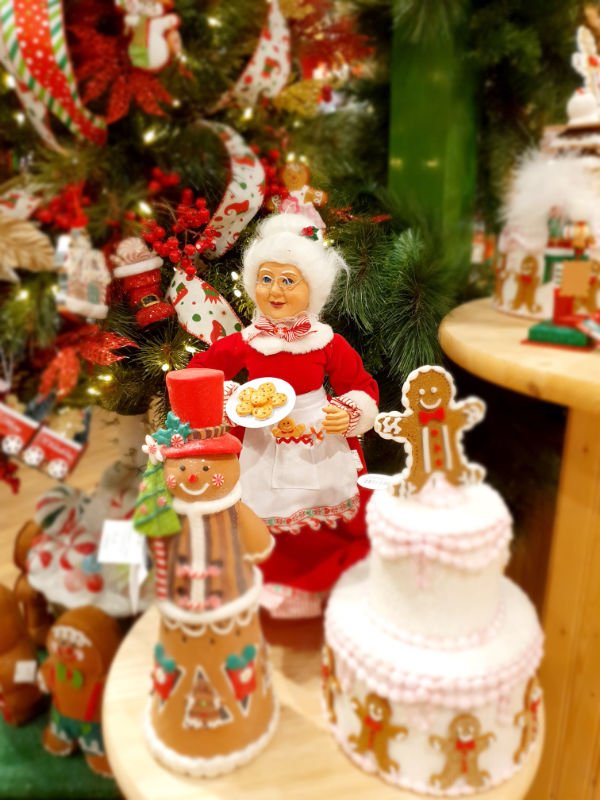 Decoraciones de Navidad hechas con galletas de jengibre en un puesto de un local en le mercado de Navidad de Winter Village en Bryant Park - Foto de Andrea Hoare Madrid